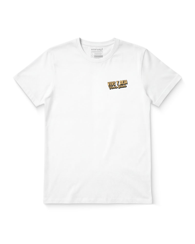 Polera Vive y Deja Vivir Bitch