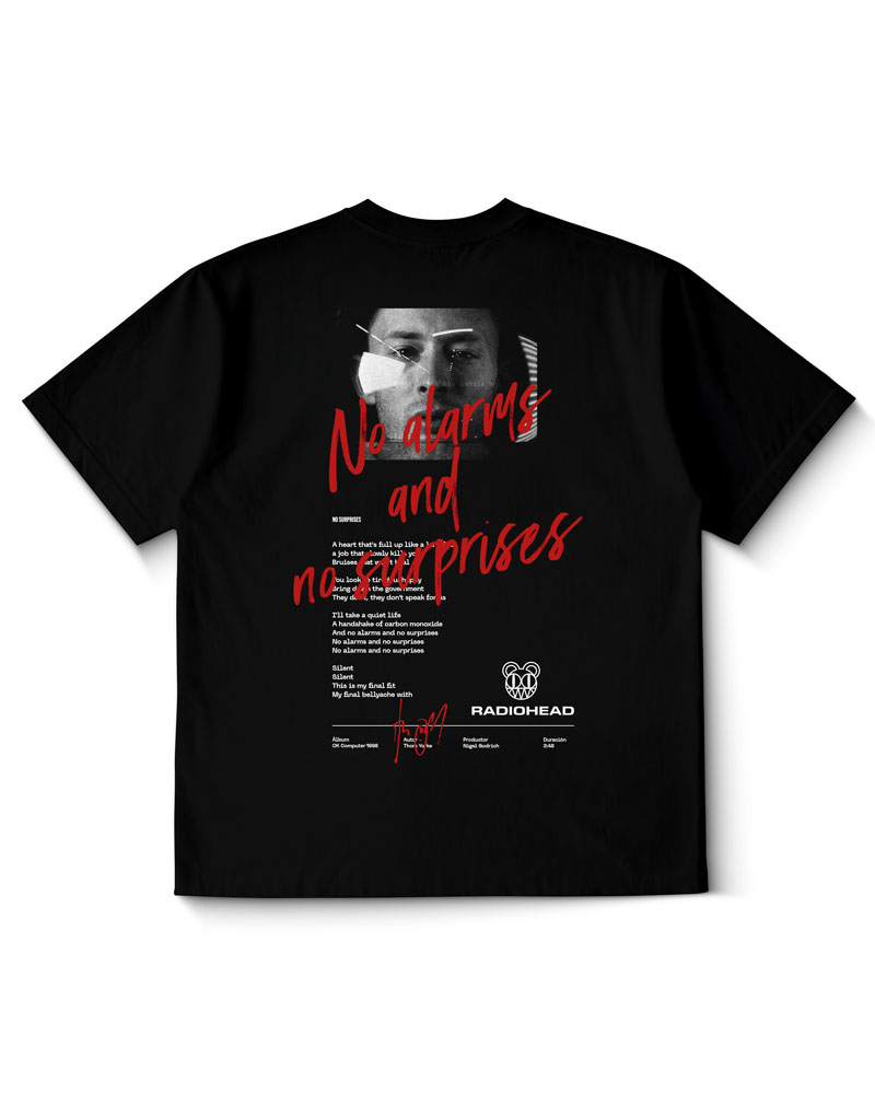 Polera Radiohead No Surprises