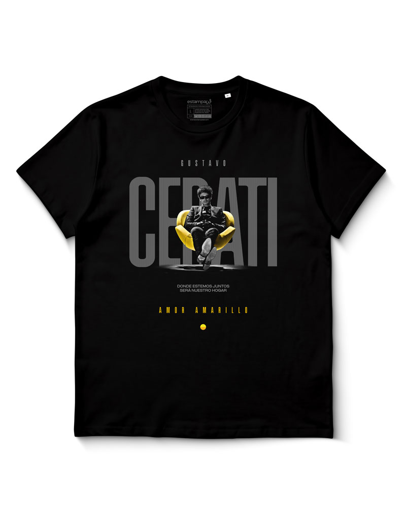 Polera Gustavo Cerati Amor Amarillo