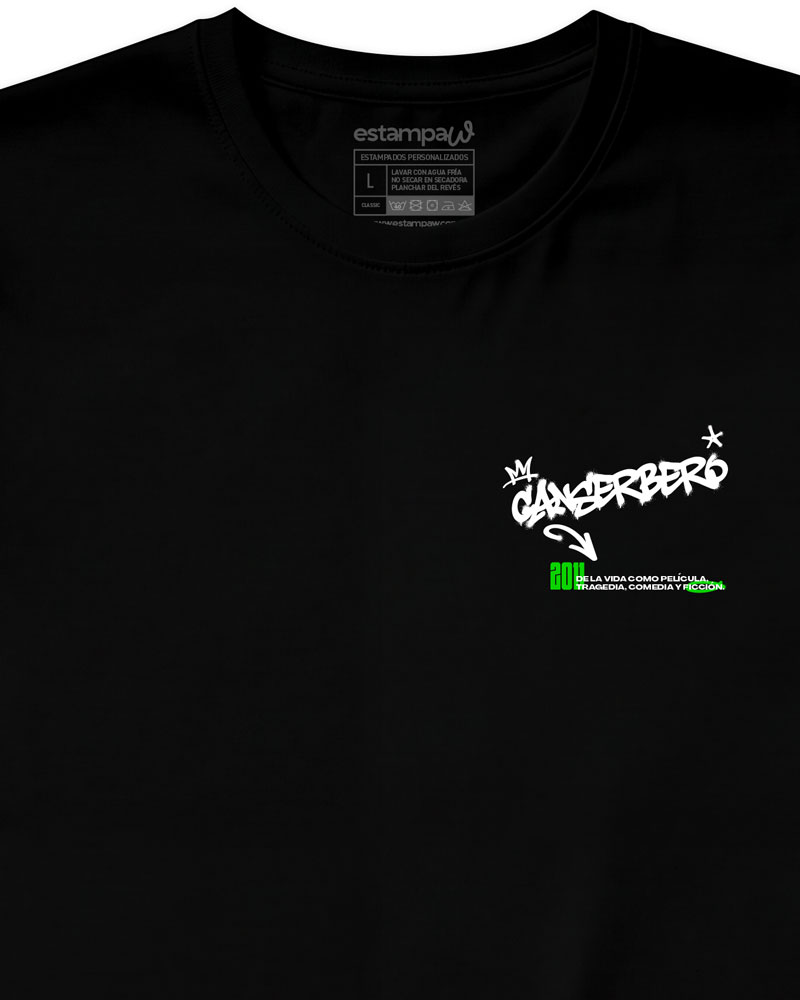 Polera Canserbero De la Vida Como Pelicula Tragedia Comedia y Ficcion