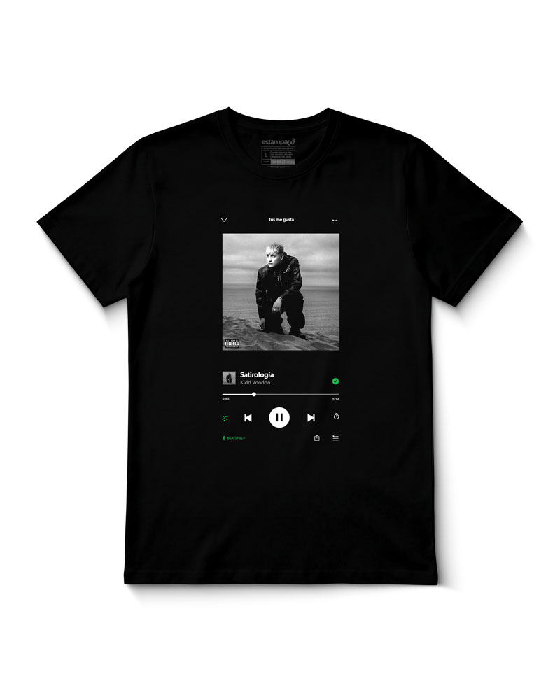 Polera Spotify Kidd Voodoo Satirología