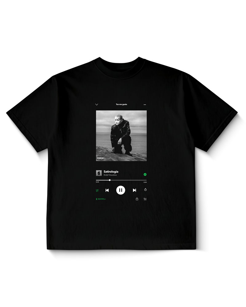 Polera Spotify Kidd Voodoo Satirología