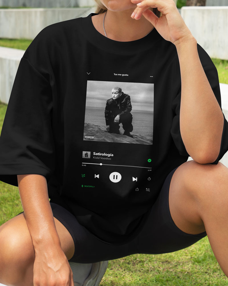 Polera Spotify Kidd Voodoo Satirología