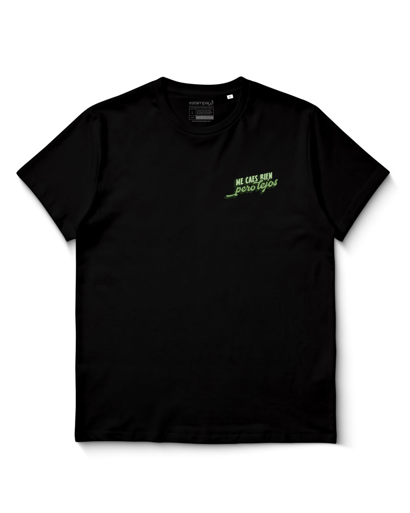 Polera Me Caes Bien Pero Lejos