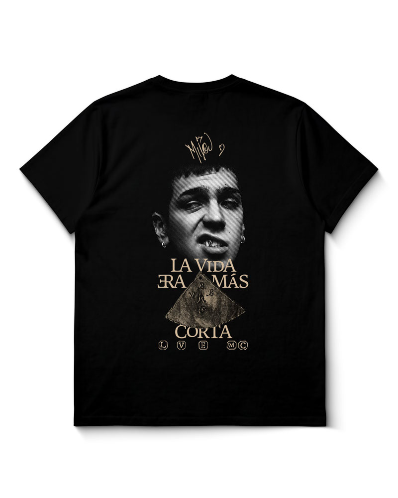 Polera Milo J - La Vida Era Más Corta