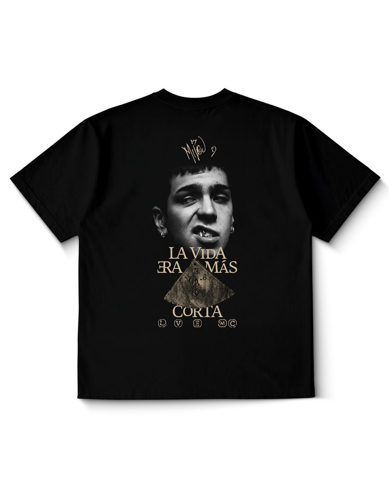 Polera Milo J - La Vida Era Más Corta