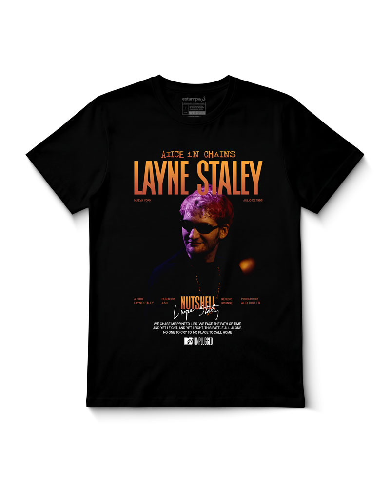 Polera Alice in Chains Unplugged - Layne Staley