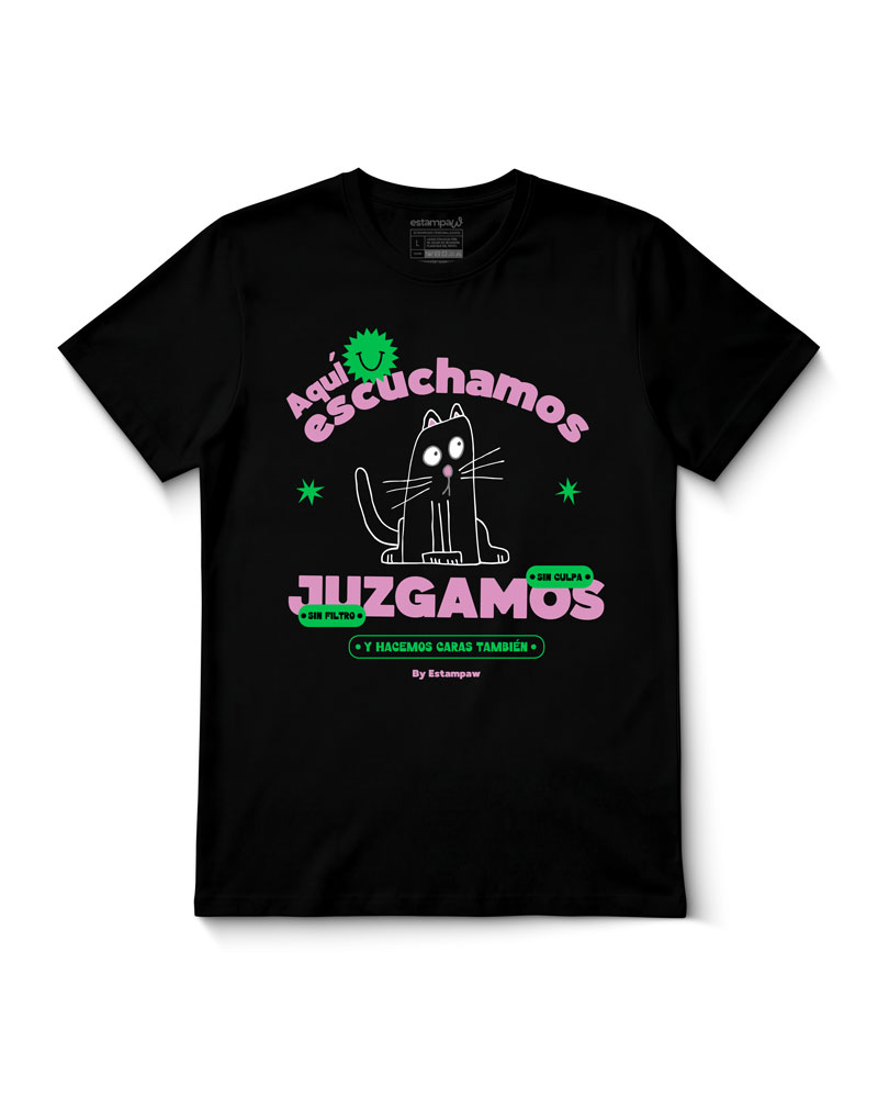 Polera Aquí Escuchamos Juzgamos