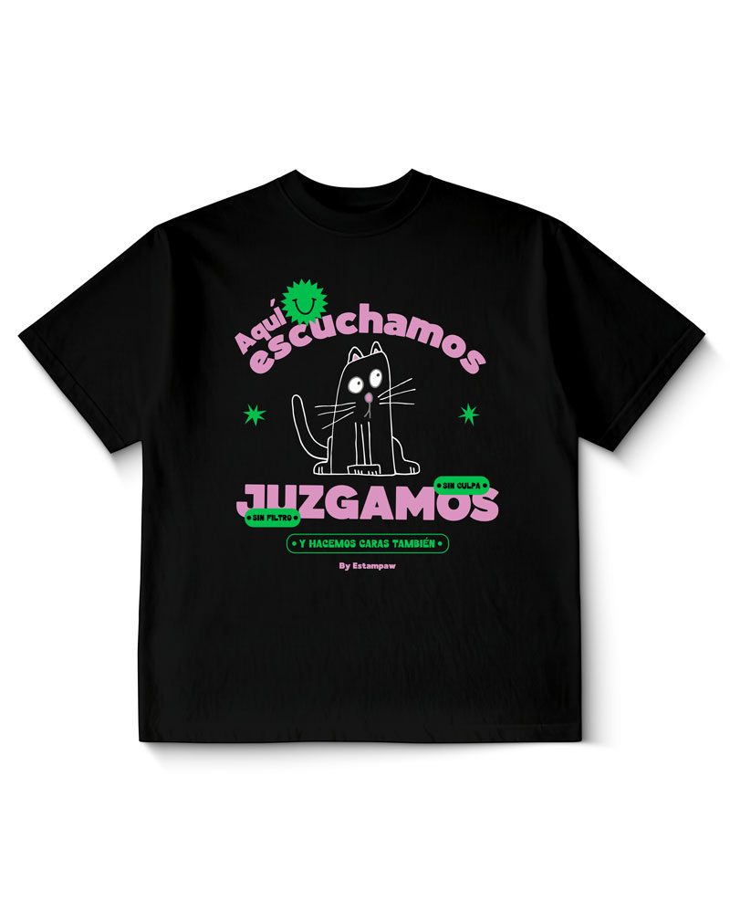 Polera Aquí Escuchamos Juzgamos