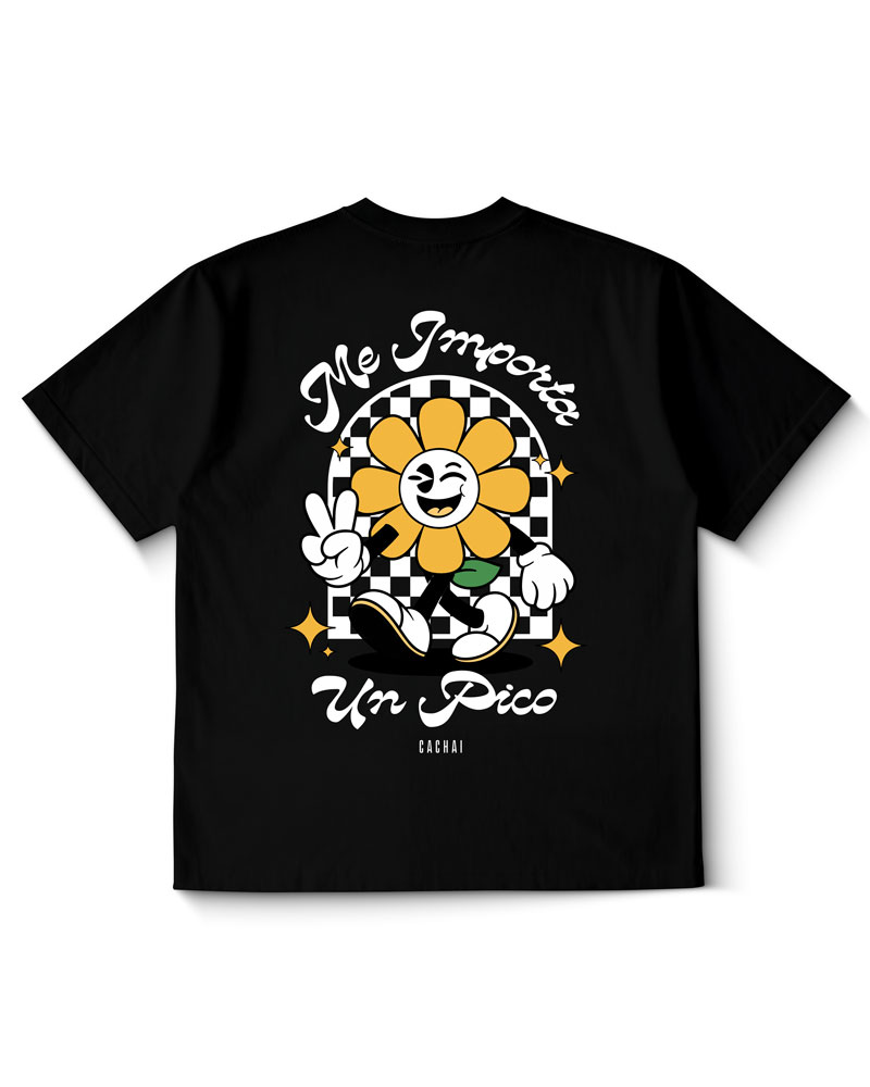 Polera Me Importa Un Pico Retro