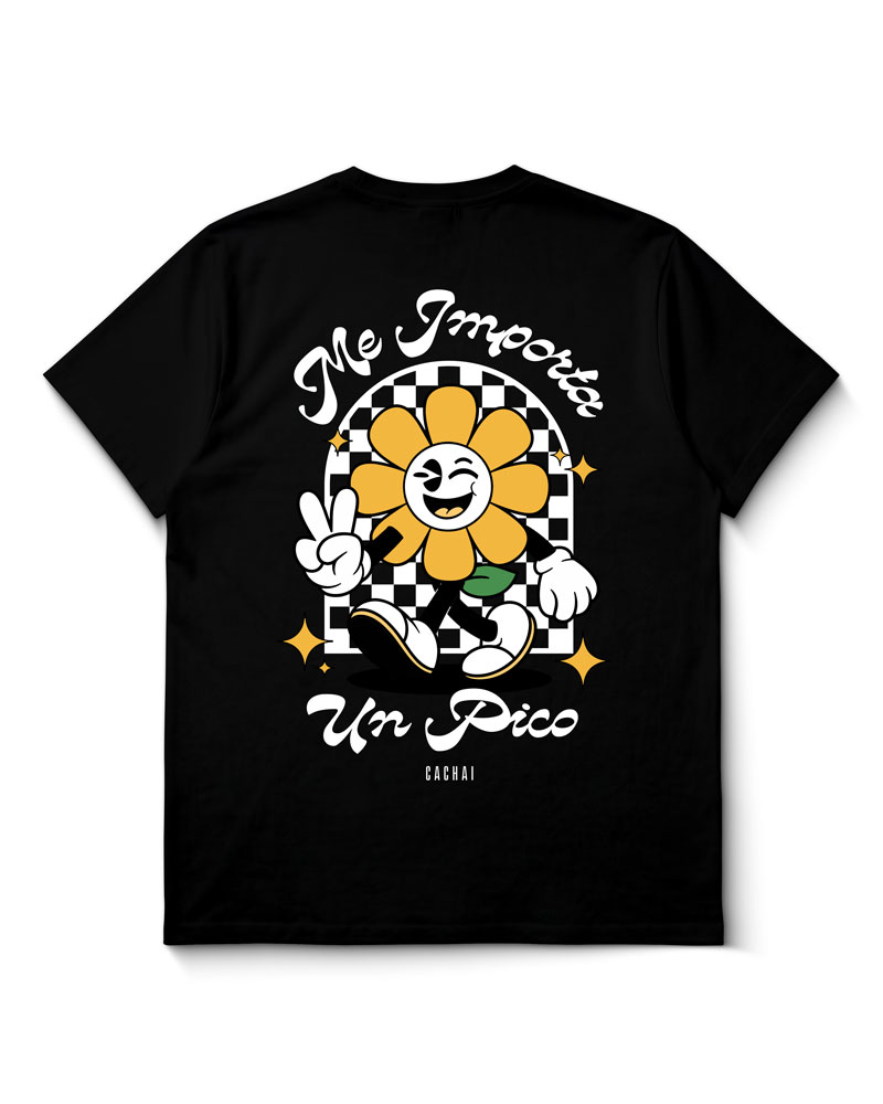 Polera Me Importa Un Pico Retro