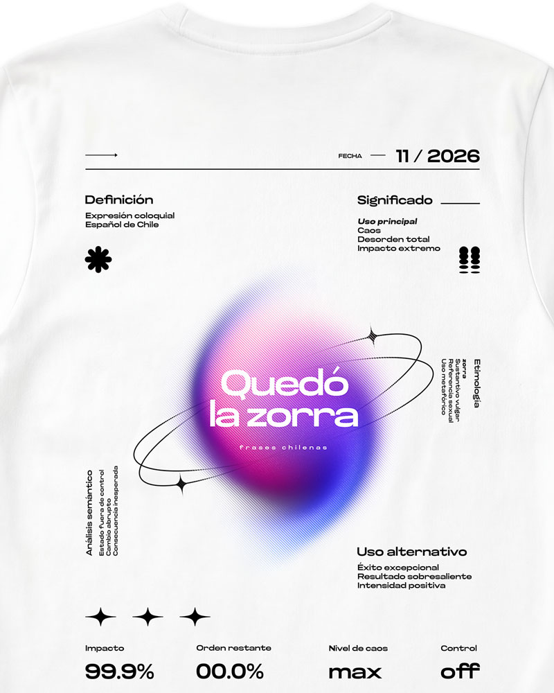 Polera Quedo La Zorra