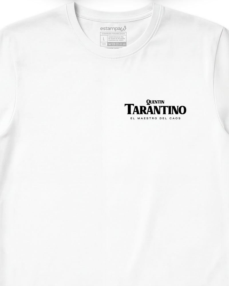 Polera Quentin Tarantino El Maestro del Caos