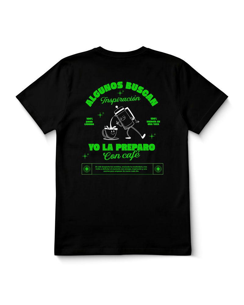 Polera Café Algunos Buscan Inspiración