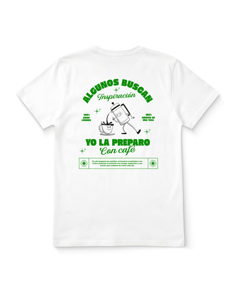 Polera Café Algunos Buscan Inspiración