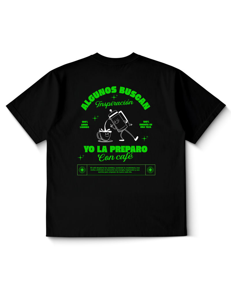 Polera Café Algunos Buscan Inspiración