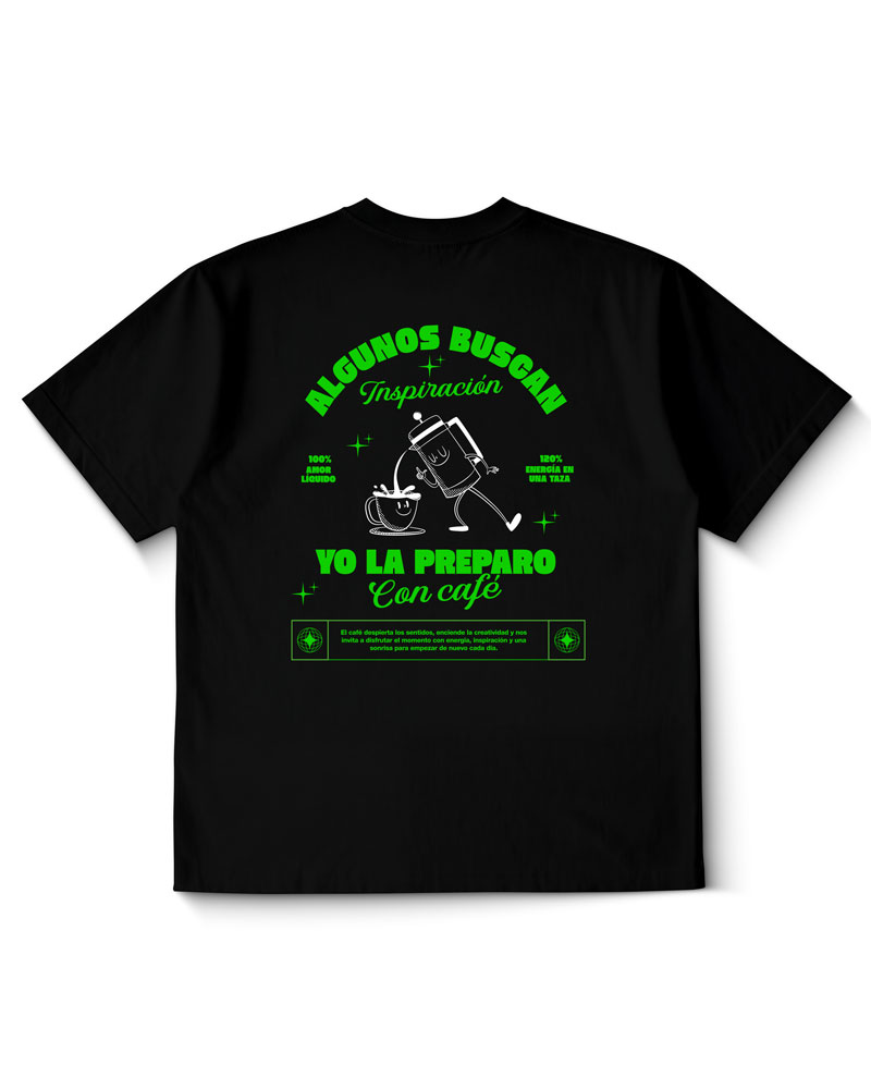 Polera Café Algunos Buscan Inspiración