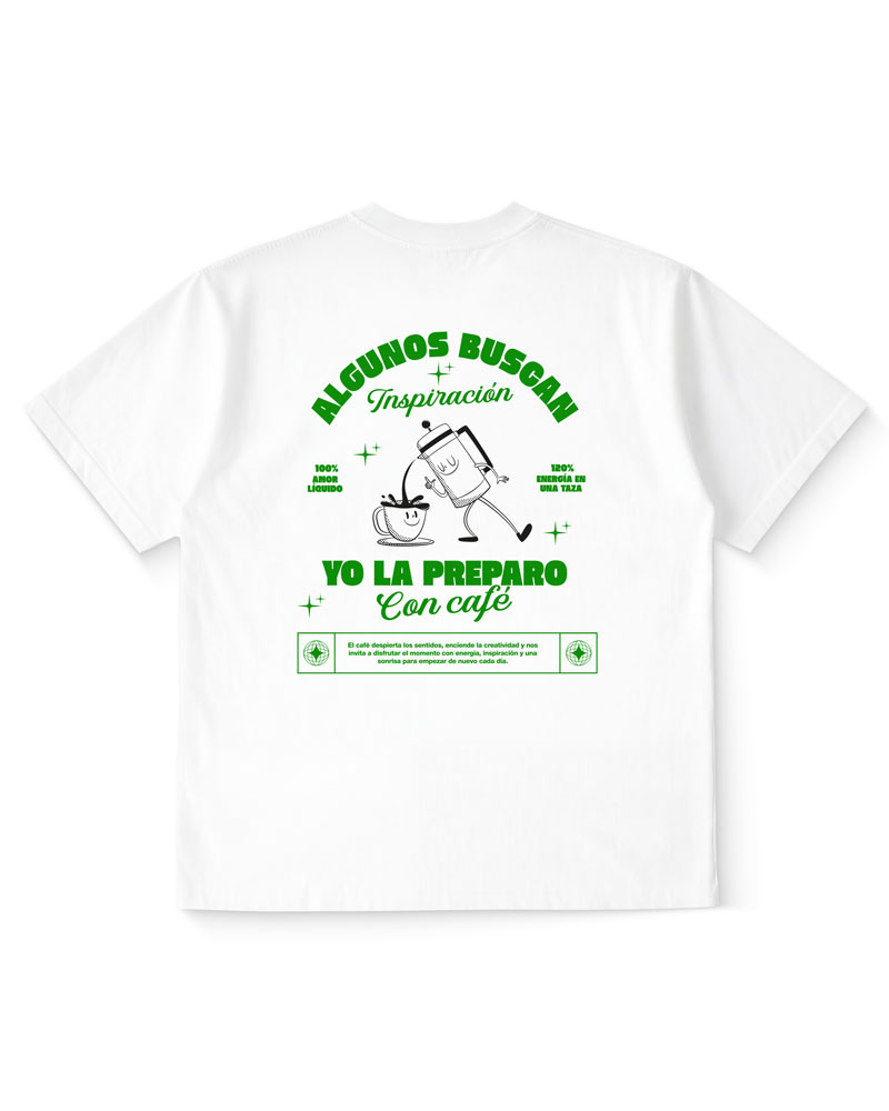 Polera Café Algunos Buscan Inspiración