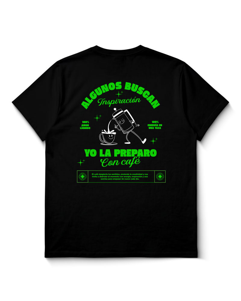 Polera Café Algunos Buscan Inspiración