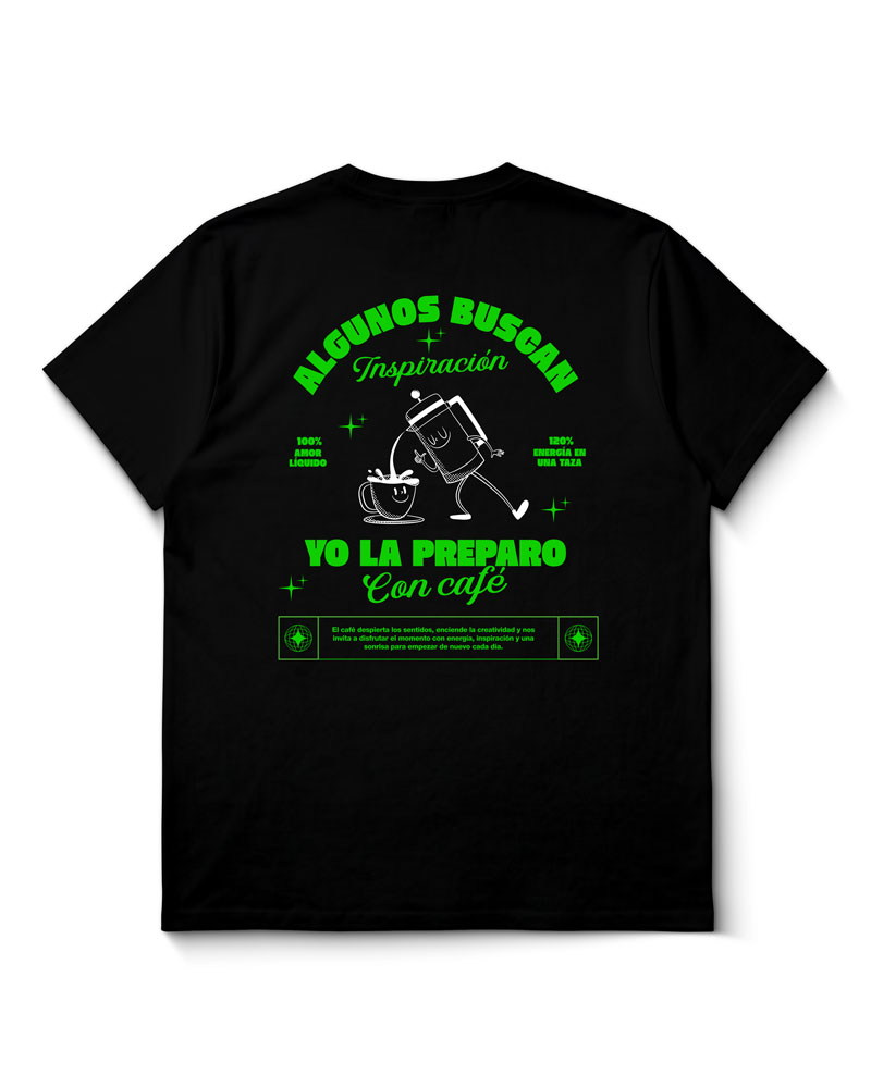 Polera Café Algunos Buscan Inspiración