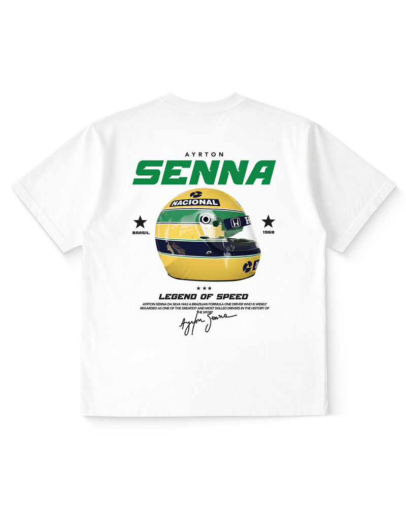 Polera Ayrton Senna Casco Legend