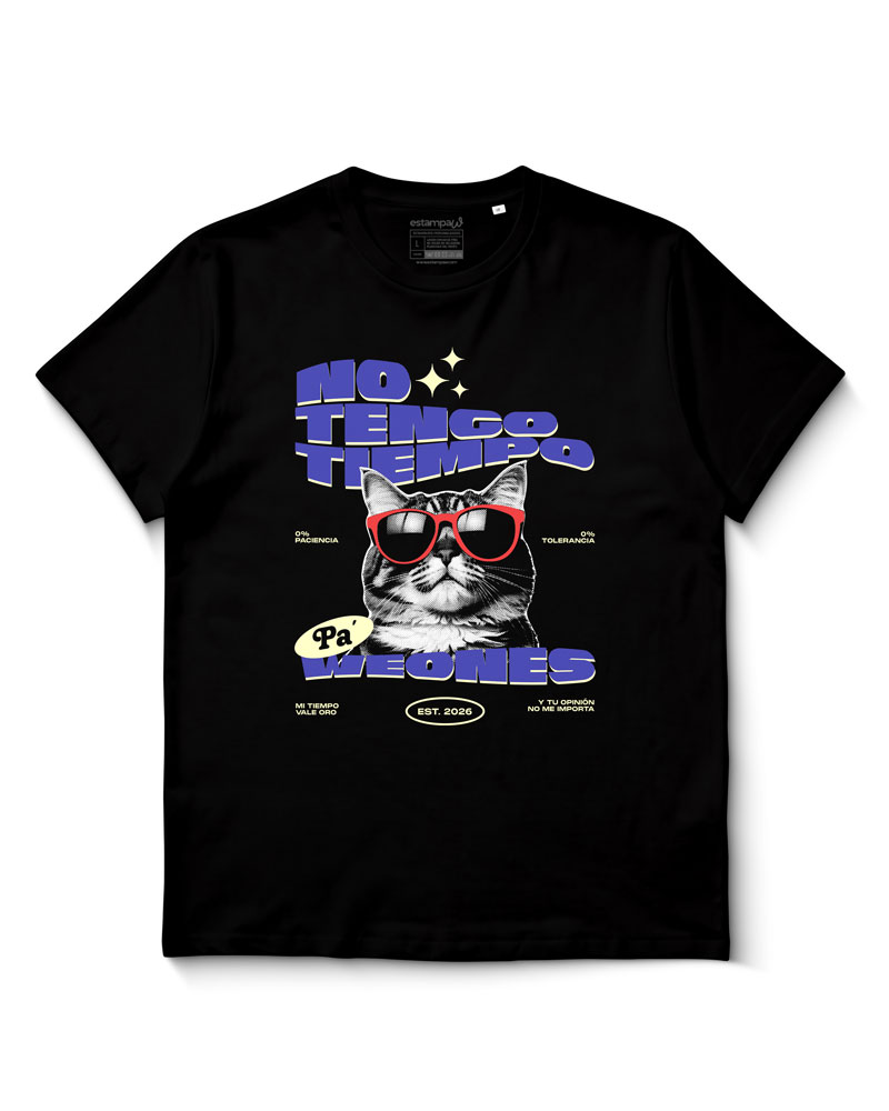 Polera No Tengo Tiempo Pa Weones