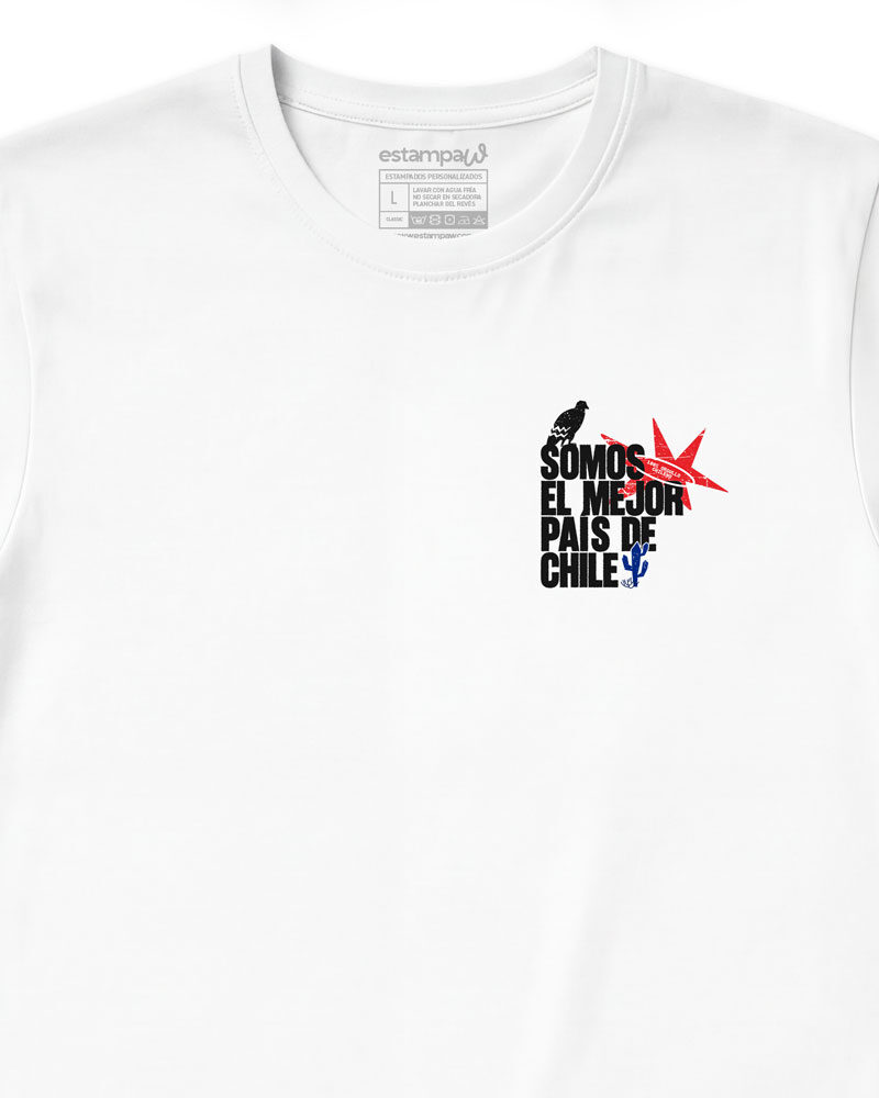 Polera Somos el Mejor Pais de Chile