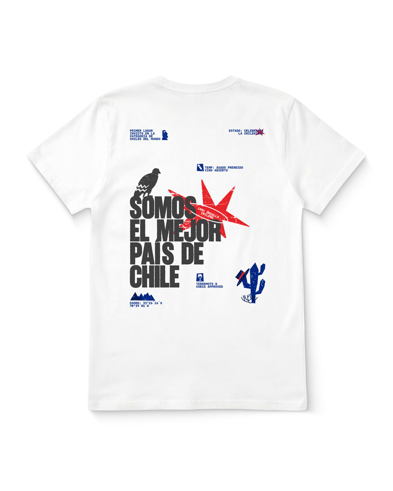 Polera Somos el Mejor Pais de Chile