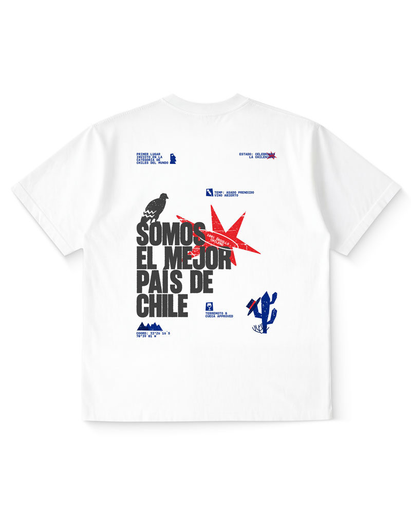 Polera Somos el Mejor Pais de Chile
