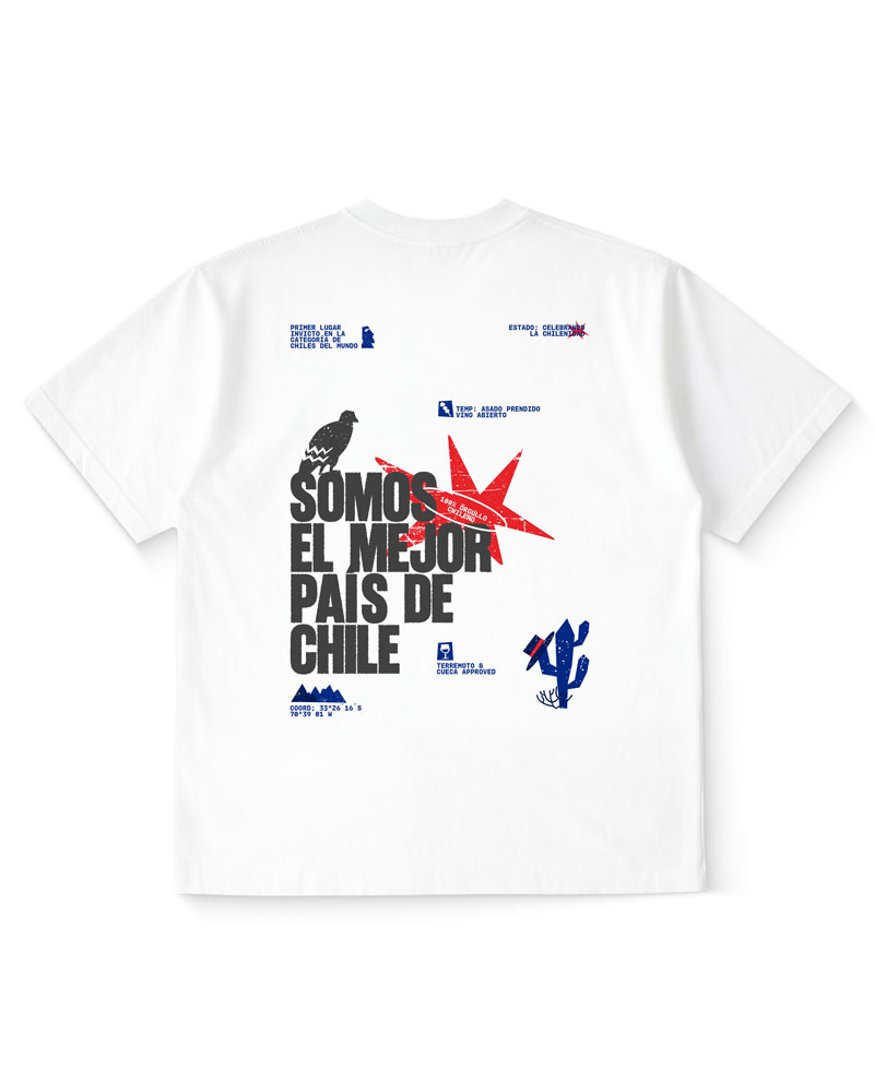 Polera Somos el Mejor Pais de Chile